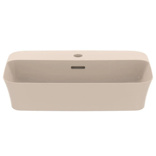Lavabo ultrasottile 55x38 cm da appoggio Ipalyss visone – Ideal Standa