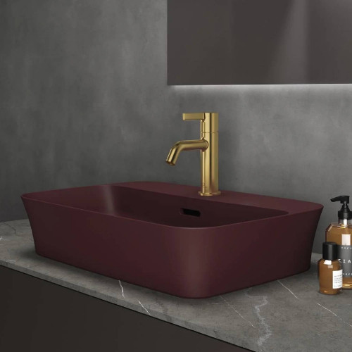 Lavabo ultrasottile 55x38 cm Ipalyss melograno da appoggio – Ideal Sta
