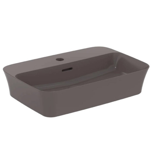Lavabo ultrasottile 55x38 cm da appoggio Ipalyss ardesia – Ideal Stand