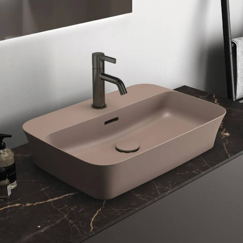 Lavabo ultrasottile rettangolare 55x38 cm Ipalyss kashmir – Ideal Stan