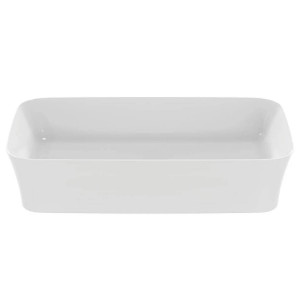 Lavabo ultrasottile rettangolare 55x38 cm Ipalyss bianco opaco – Ideal 2