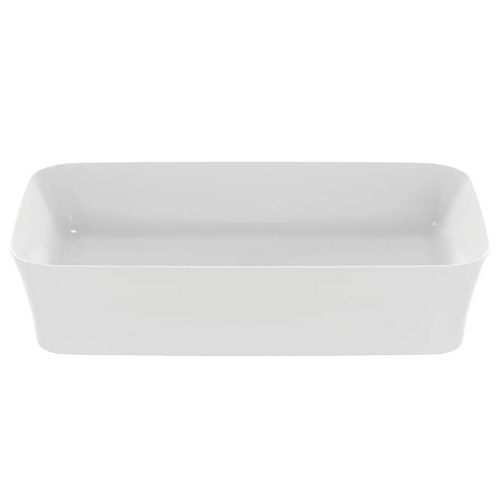 Lavabo ultrasottile rettangolare 55x38 cm Ipalyss bianco opaco – Ideal