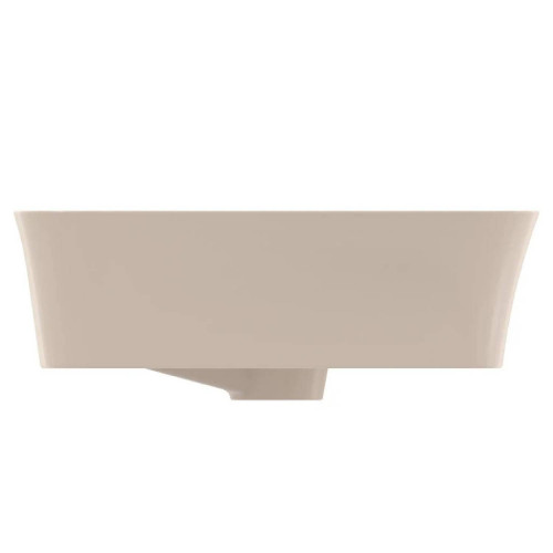 Lavabo ultrasottile 65x40 cm da appoggio con troppopieno Ipalyss vison