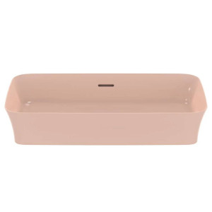 Lavabo ultrasottile rettangolare 65x40 cm Ipalyss rosa pallido – Ideal 2