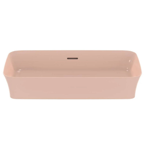 Lavabo ultrasottile rettangolare 65x40 cm Ipalyss rosa pallido – Ideal