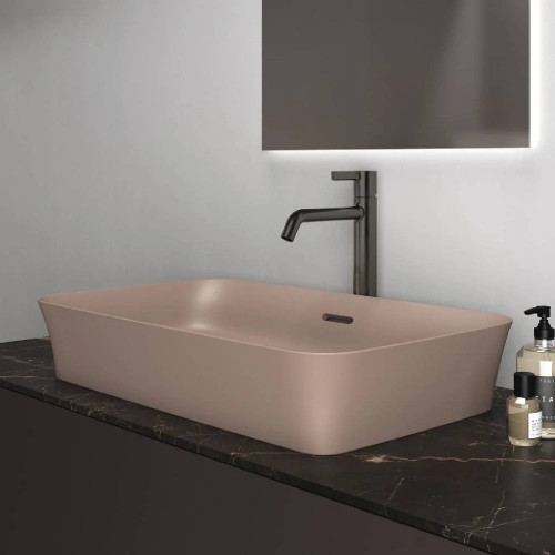 Lavabo ultrasottile 65x40 cm da appoggio Ipalyss kashmir – Ideal Stand