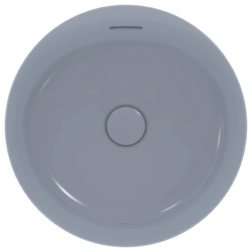 Lavabo ultrasottile rotondo 40x40 cm da appoggio Ipalyss polvere - Ide
