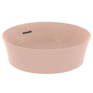 Lavabo ultrasottile rotondo 40x40 cm Ipalyss rosa pallido - Ideal Stan