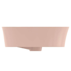 Lavabo ultrasottile rotondo 40x40 cm Ipalyss rosa pallido - Ideal Stan 2