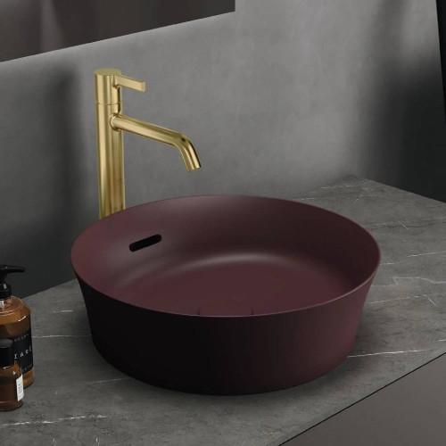 Lavabo rotondo ultrasottile 40x40 cm Ipalyss melograno – Ideal Standar
