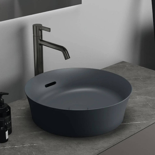 Lavabo ultrasottile rotondo 40x40 cm Ipalyss ardesia – Ideal Standard