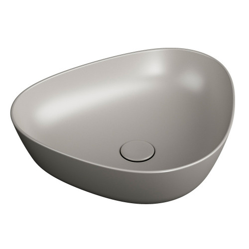 Lavabo da appoggio Plural 47x40x13h cm tortora opaco - Vitra