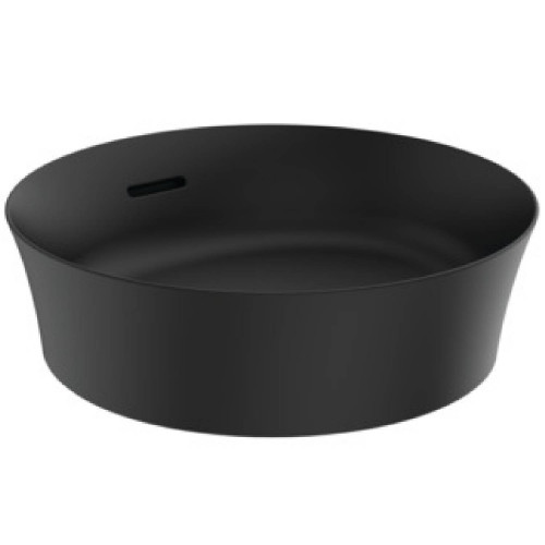 Lavabo ultrasottile rotondo 40x40 cm Ipalyss nero opaco – Ideal Standa