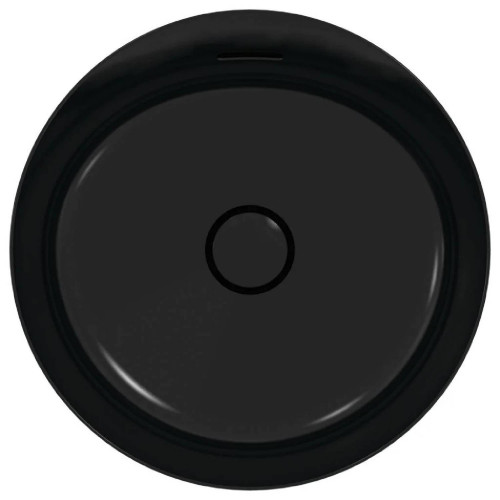 Lavabo ultrasottile rotondo 40x40 cm Ipalyss nero opaco – Ideal Standa