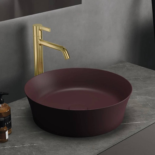 Lavabo ultrasottile tondo 40x40 cm Ipalyss melograno – Ideal Standard