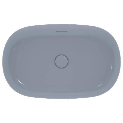 Lavabo ultrasottile ovale 60x38 cm da appoggio Ipalyss polvere - Ideal