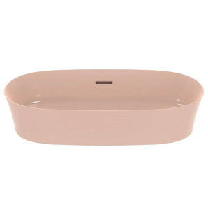 Lavabo ultrasottile ovale 60x38 cm Ipalyss rosa pallido - Ideal Standa 2