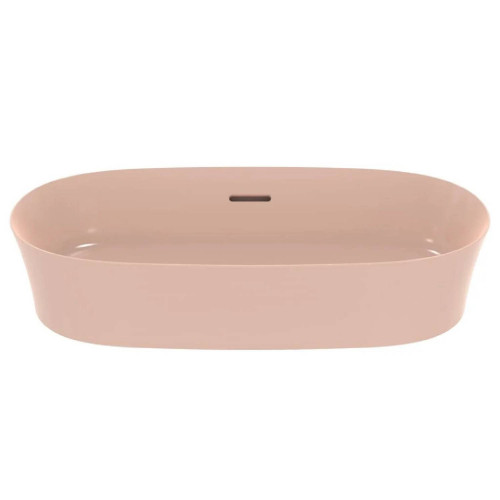 Lavabo ultrasottile ovale 60x38 cm Ipalyss rosa pallido - Ideal Standa