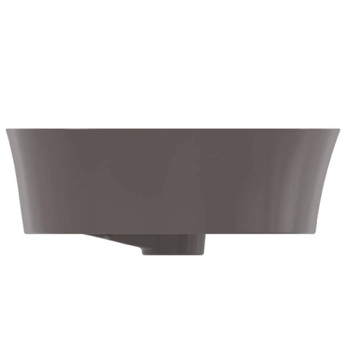Lavabo ultrasottile ovale 60x38 cm da appoggio con troppopieno Ipalyss