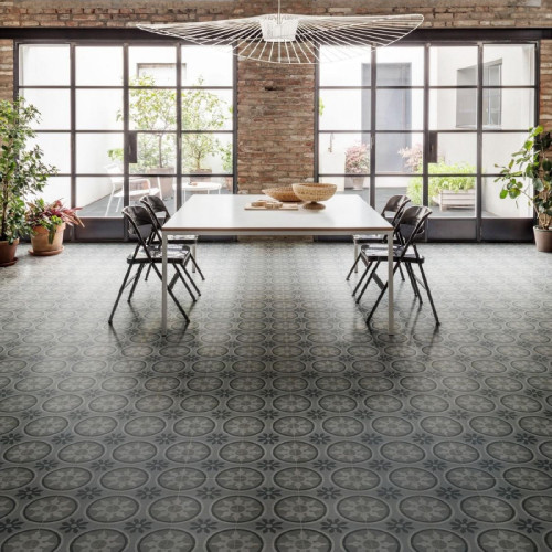 Crogiolo D_ Segni Blend Tappeto 7 Grigio 20x20 cm - Marazzi