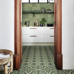 Crogiolo D_ Segni Blend Tappeto 4 Verde 20x20 cm - Marazzi 2