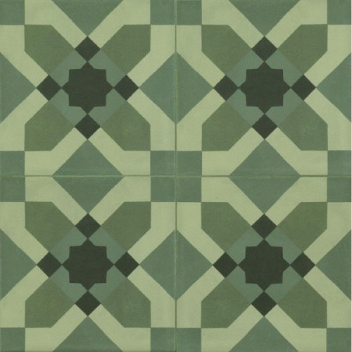 Crogiolo D_ Segni Blend Tappeto 4 Verde 20x20 cm - Marazzi