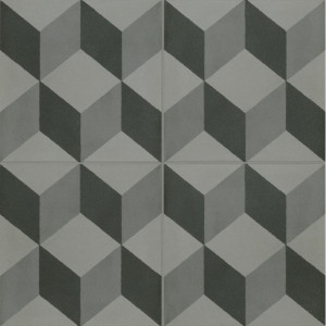 Crogiolo D_Segni Blend Tappeto 10 Carbone 20x20 cm - Marazzi