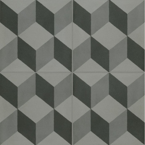 Crogiolo D_Segni Blend Tappeto 10 Carbone 20x20 cm - Marazzi