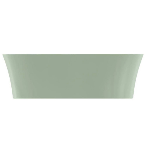 Lavabo ultrasottile ovale 60x38 cm Ipalyss salvia da appoggio – Ideal