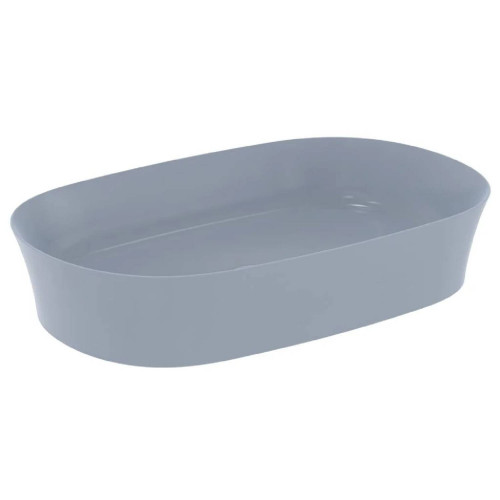 Lavabo ultrasottile ovale 60x38 cm da appoggio Ipalyss polvere – Ideal