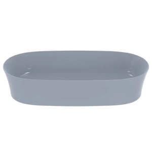 Lavabo ultrasottile ovale 60x38 cm da appoggio Ipalyss polvere – Ideal 2