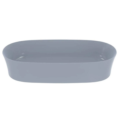 Lavabo ultrasottile ovale 60x38 cm da appoggio Ipalyss polvere – Ideal