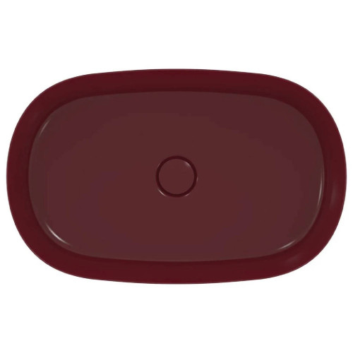Lavabo ultrasottile ovale 60x38 cm da appoggio Ipalyss melograno – Ide
