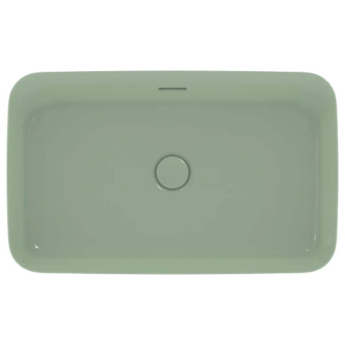 Lavabo ultrasottile rettangolare 65x40 cm Ipalyss salvia – Ideal Stand