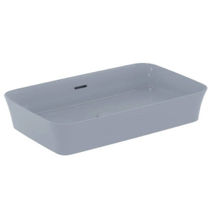 Lavabo ultrasottile rettangolare 65x40 cm da appoggio Ipalyss polvere
