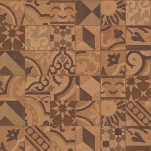 Crogiolo D_Segni Blend Decoro Mix Terra 10x10 cm - Marazzi | Eleganza