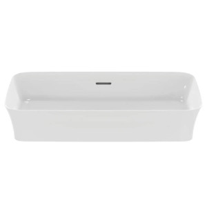 Lavabo ultrasottile rettangolare 65x40 cm Ipalyss bianco opaco – Ideal 2