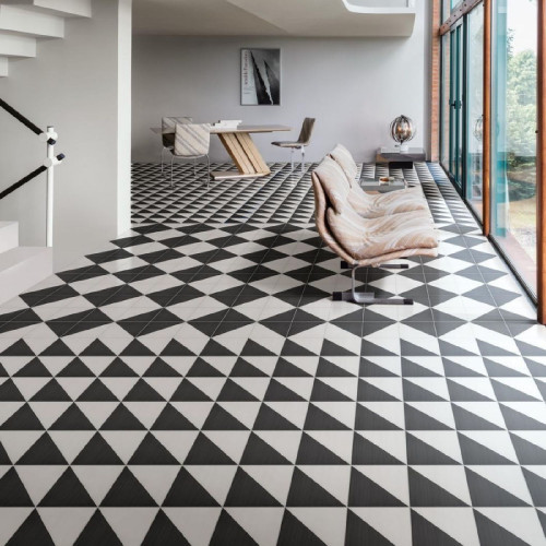 Crogiolo Scenario Tappeto 1 Nero 20x20 cm - Marazzi | Piastrelle di De