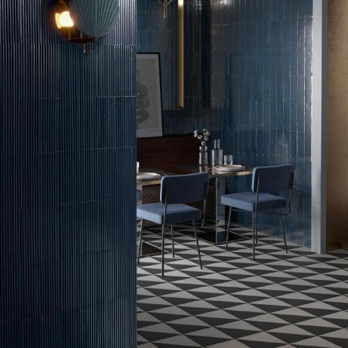 Crogiolo Scenario Tappeto 1 Nero 20x20 cm - Marazzi | Piastrelle di De