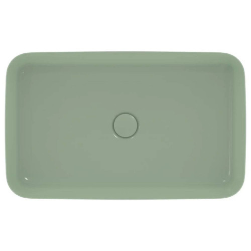 Lavabo ultrasottile rettangolare 65x40 cm Ipalyss salvia - Ideal Stand