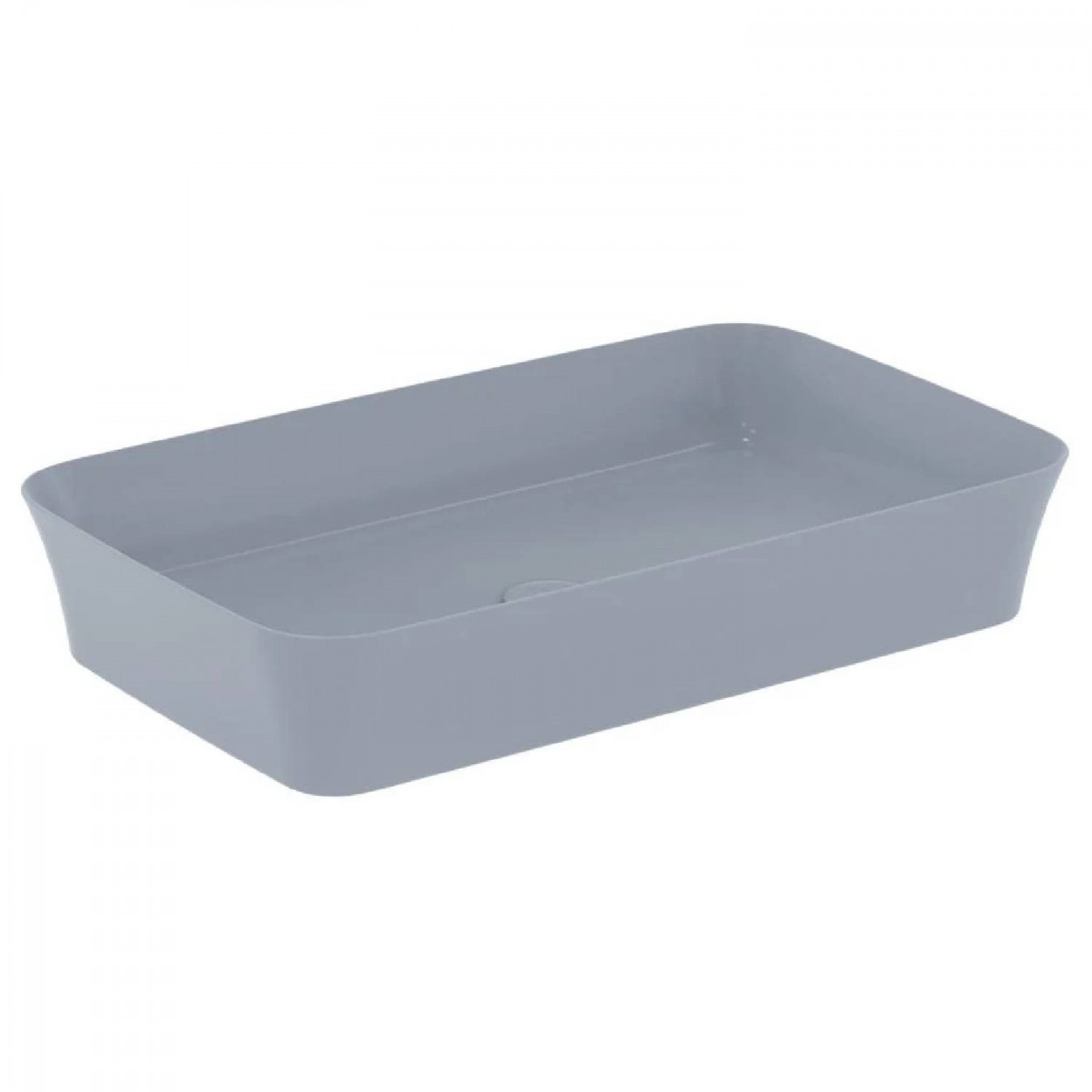 Lavabo ultrasottile rettangolare 65x40 cm da appoggio senza troppopien