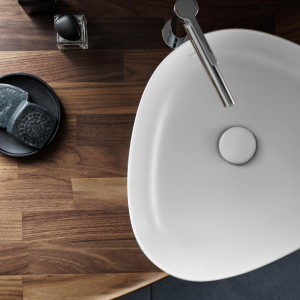 Lavabo catino da appoggio Plural bianco 47x40x13h cm - Vitra 2