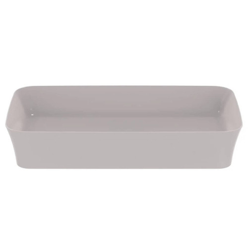 Lavabo ultrasottile rettangolare 65x40 cm Ipalyss cemento – Ideal Stan