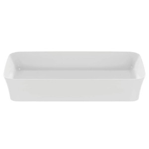 Lavabo ultrasottile rettangolare 65x40 cm Ipalyss bianco opaco – Ideal 2