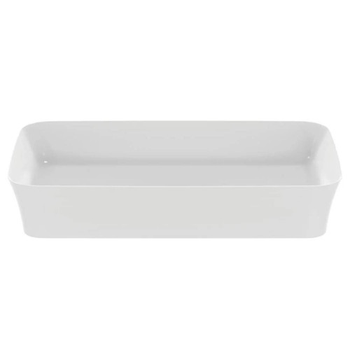 Lavabo ultrasottile rettangolare 65x40 cm Ipalyss bianco opaco – Ideal