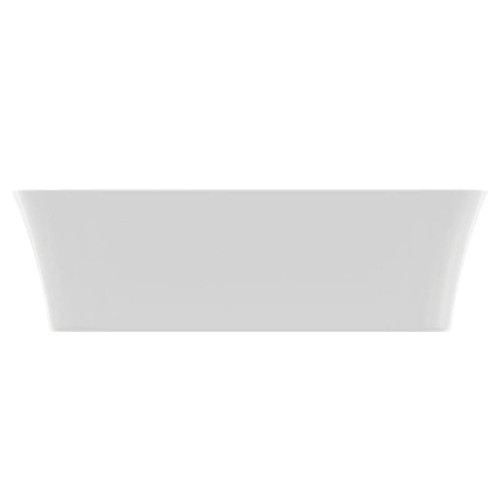 Lavabo ultrasottile rettangolare 65x40 cm Ipalyss bianco opaco – Ideal
