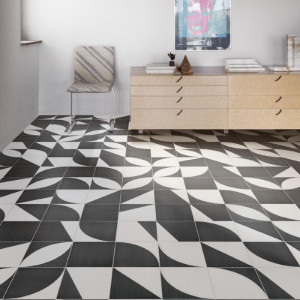 Crogiolo Scenario Decoro Mix Nero 20x20 cm - Piastrelle Marazzi 2