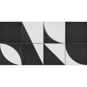 Crogiolo Scenario Decoro Mix Nero 20x20 cm - Piastrelle Marazzi