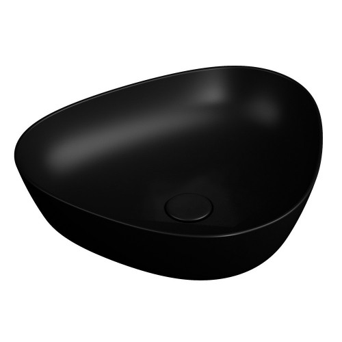 Lavabo da appoggio Plural nero opaco 47x40x13h cm - Vitra
