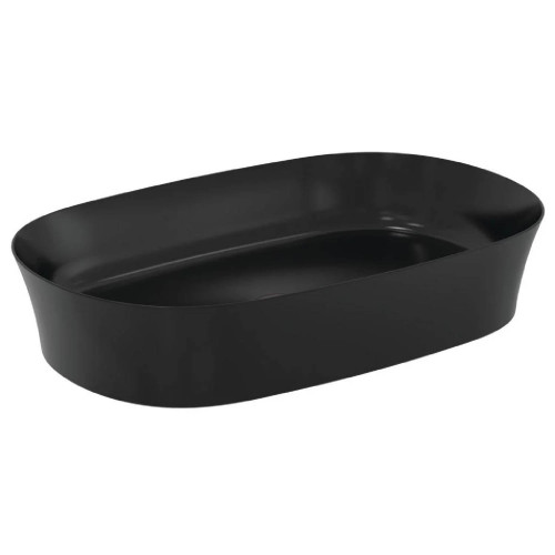 Lavabo ultrasottile 60x38 cm Ipalyss nero opaco - Ideal Standard